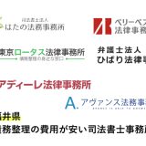 福井県で債務整理が安い弁護士事務所・法律事務所